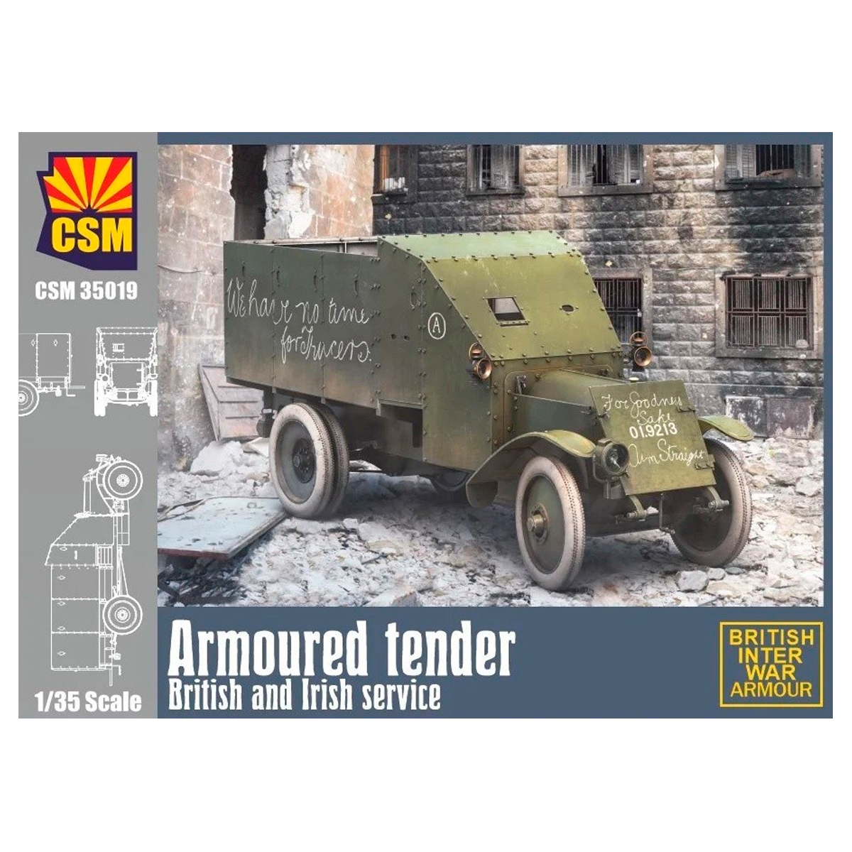 ak-interactive-1-35-armoured-tender-british-and-irish-service-kit-autocarro-mili image 1