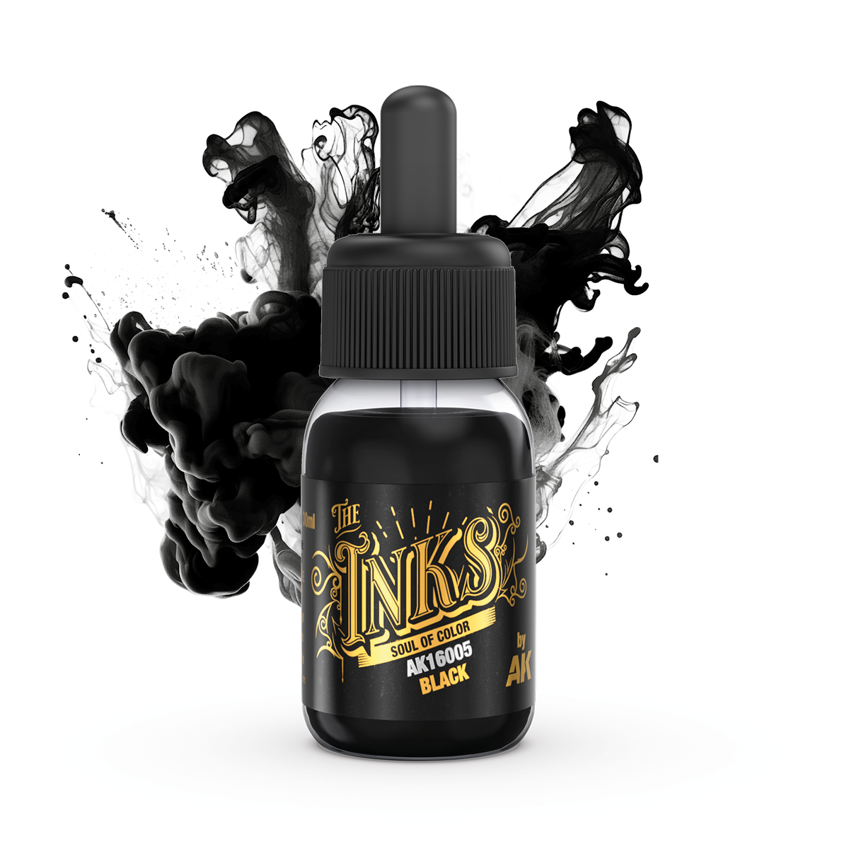 ak-interactive-black-ink-inchiostro-nero-per-modellismo-e-miniature image 1