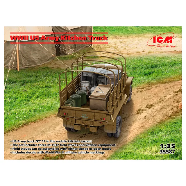 ak-interactive-wwii-us-army-kitchen-truck-in-scala-1-35 image 1