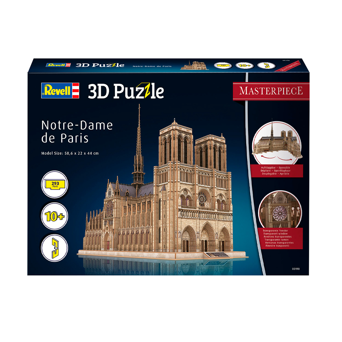 ak-interactive-3d-puzzle-notre-dame-de-paris-modello-in-kit-da-costruire-e-dipin image 1