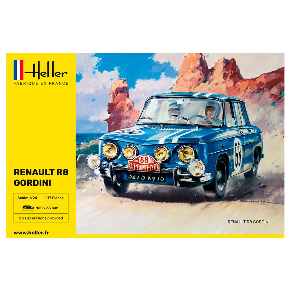 ak-interactive-renault-r8-gordini-1-24-kit-auto-da-costruire-e-dipingere image 1