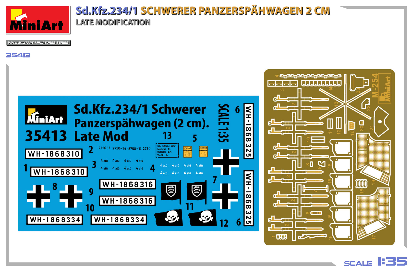 ak-interactive-1-35-sd-kfz-234-1-schwerer-panzersp-hwagen-2-cm-late-mod-kit-mode image 8