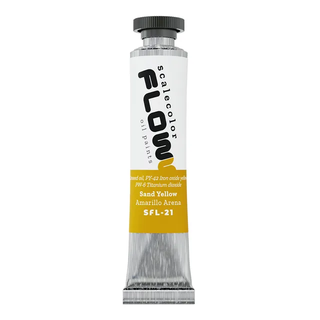 scale75-sand-yellow-pittura-a-olio-opaca-20ml-per-modellismo-e-belle-arti image 1