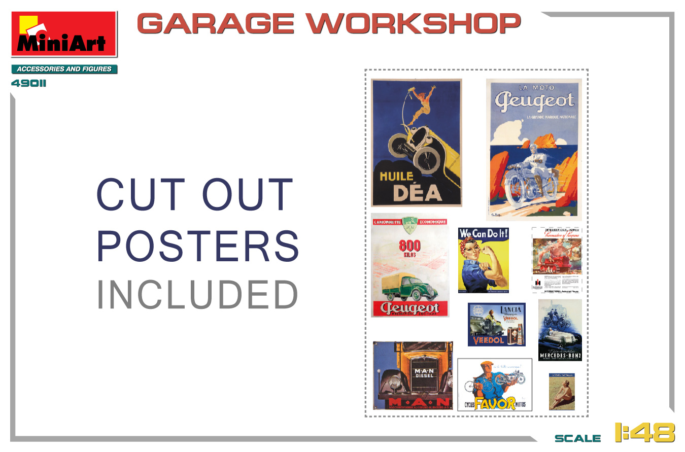 ak-interactive-1-48-garage-workshop-set-di-accessori-per-diorama image 3