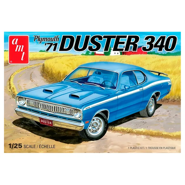 ak-interactive-1-25-plymouth-duster-1971-kit-auto-americana-da-costruire-e-dipin image 1