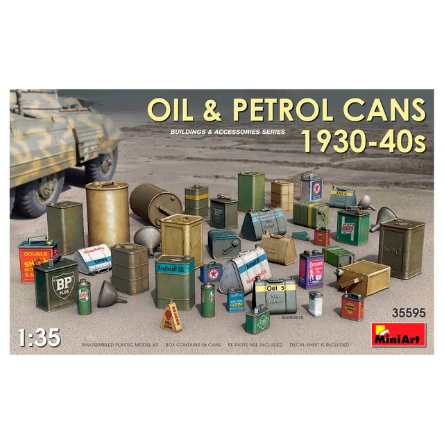 ak-interactive-1-35-oil-petrol-cans-1930-40s-set-taniche-olio-e-benzina-per-mode image 1