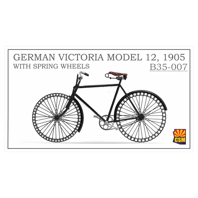 ak-interactive-1-35-bicicletta-tedesca-con-ruote-a-molla-kit-modellismo image 1