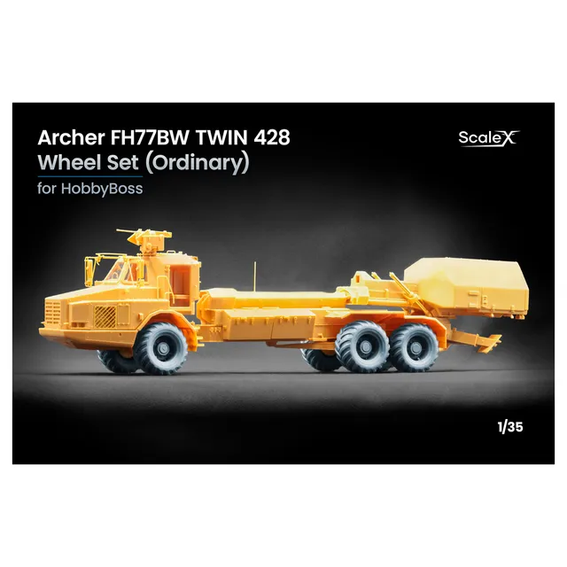 ak-interactive-archer-fh77bw-twin-428-ordinary-wheel-set-1-35-set-ruote image 1