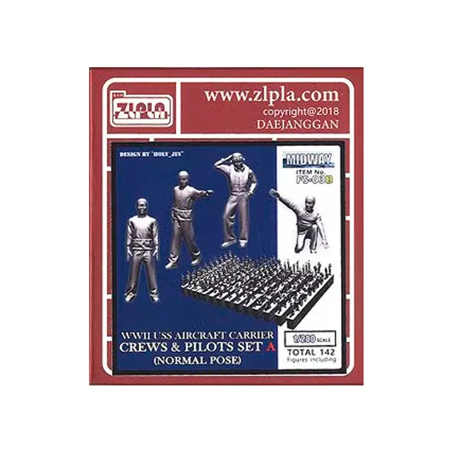 ak-interactive-wwii-uss-aircraft-carrier-crews-pilots-set-b-1-200-kit-figure-pos image 1