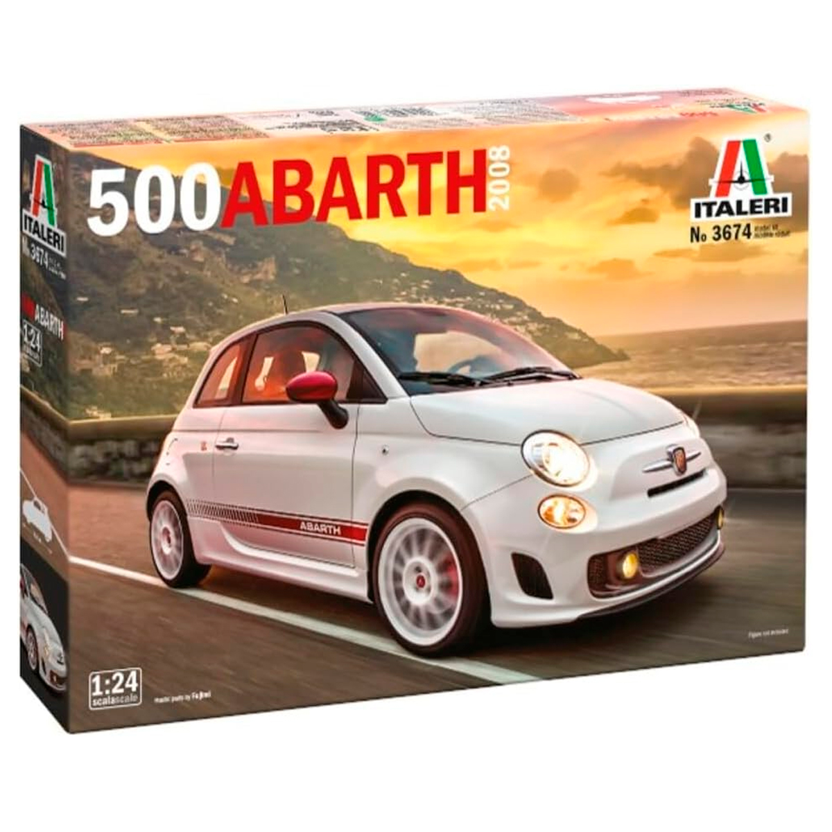 ak-interactive-1-24-abarth-500-2008-kit-di-modellismo-auto-civile image 1