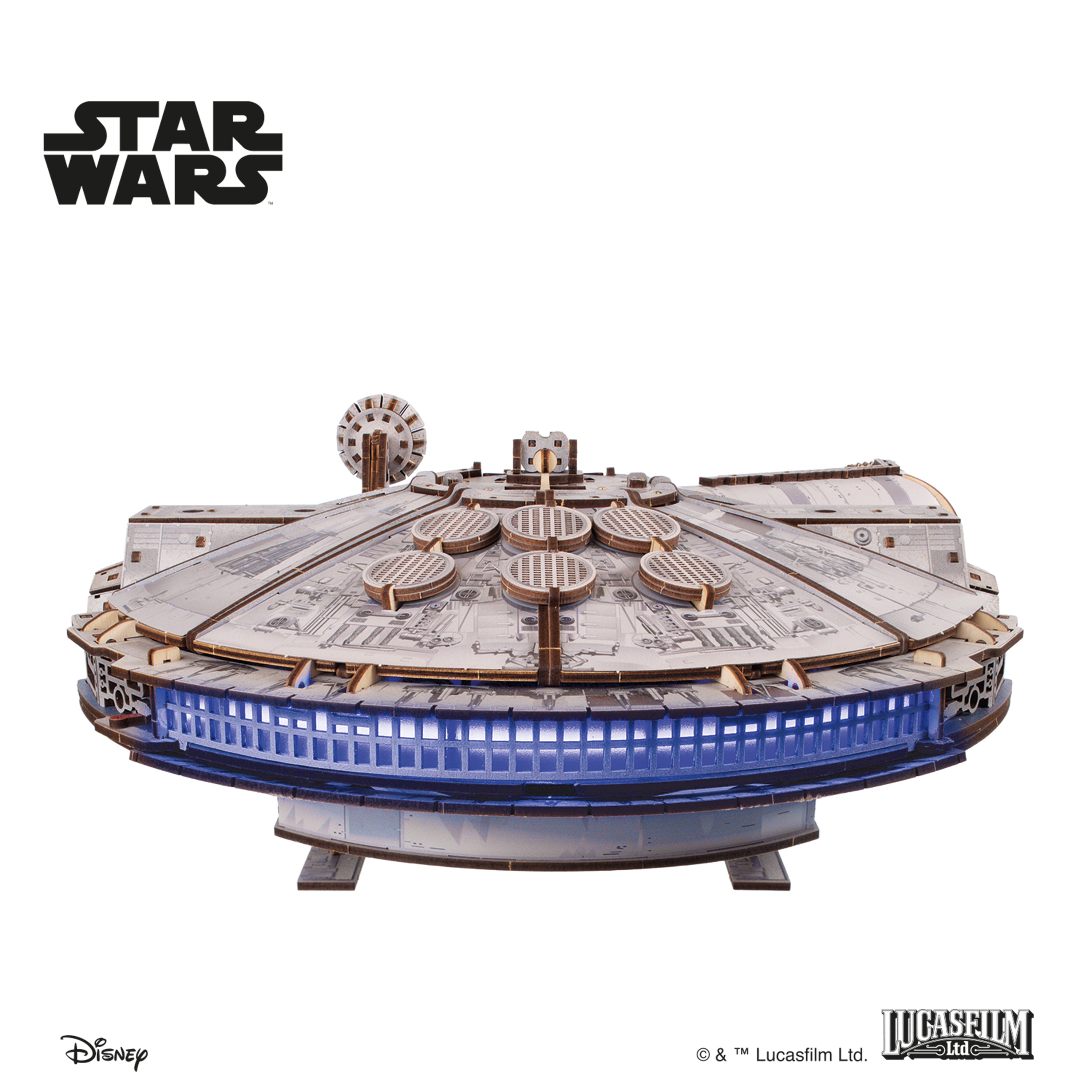 ugears-millennium-falcon-star-wars-1-75-astronave-da-costruire image 3