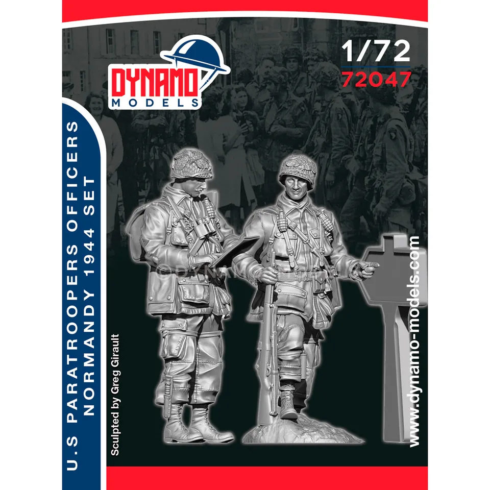 ak-interactive-u-s-paratroopers-officers-normandy-1944-set-1-72-figure-modellism image 1