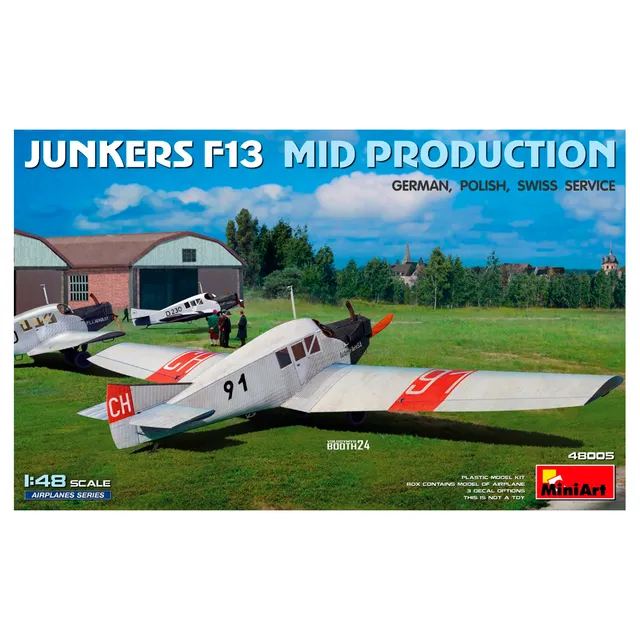 ak-interactive-junkers-f13-1-48-kit-modellismo-scala-1-48-servizio-tedesco-polac image 1