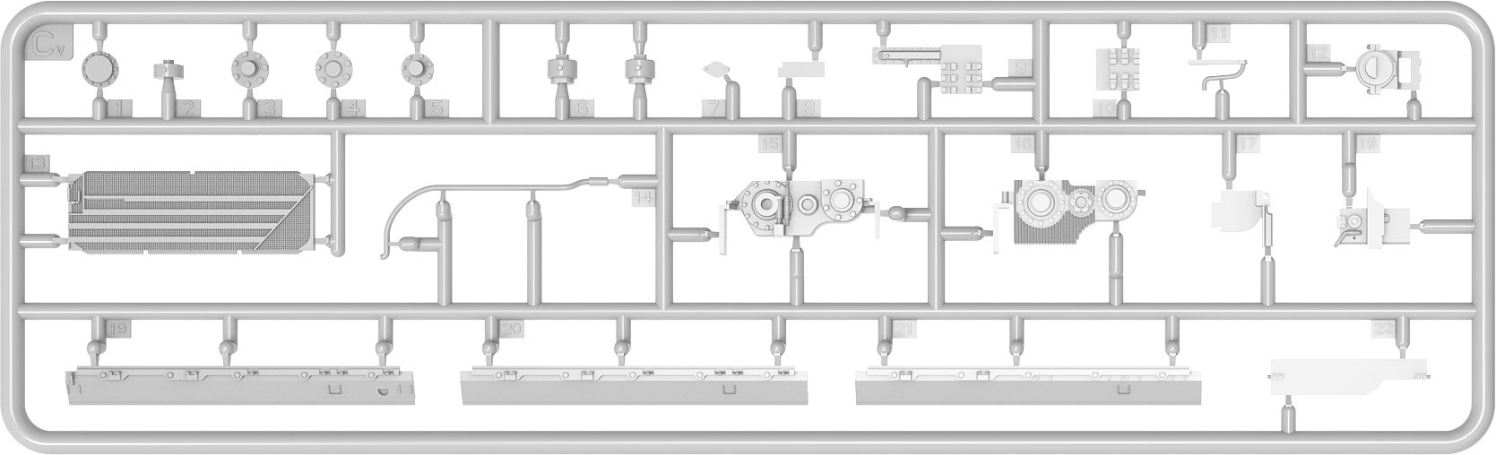 ak-interactive-1-35-t-54-early-transmission-set-set-di-dettaglio-per-modellismo image 6