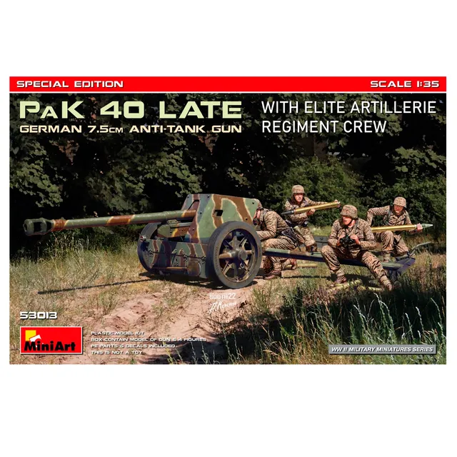 ak-interactive-1-35-german-7-5cm-pak-40-late-w-elite-artillerie-regiment-crew-sp image 1