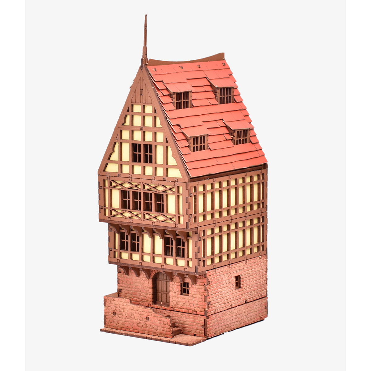ak-interactive-medieval-european-row-house-brick-butterscotch-terreno-28mm image 1