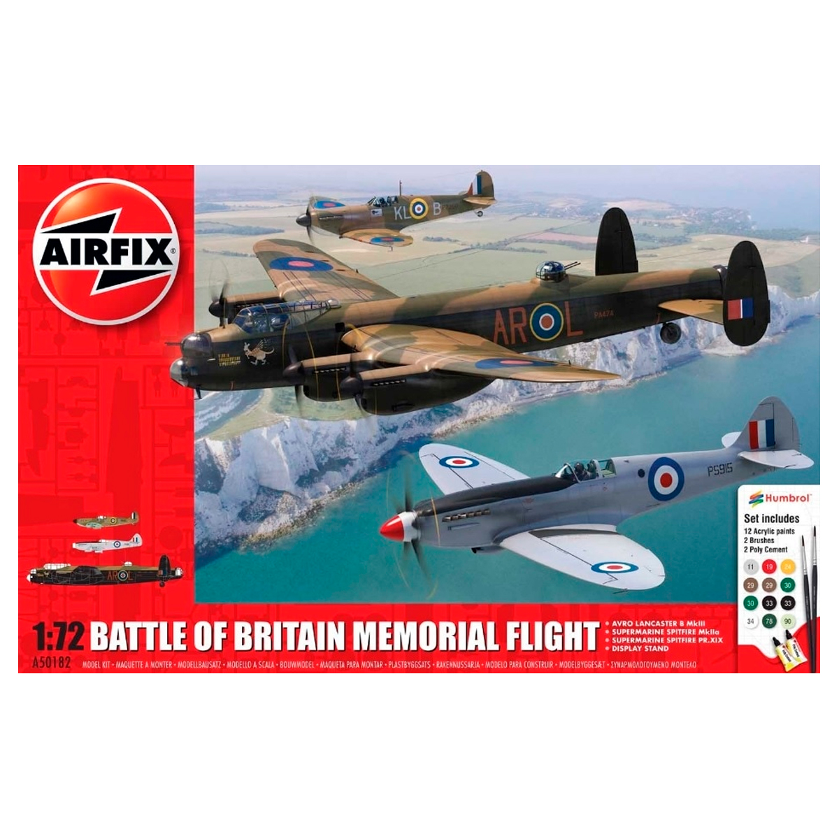 ak-interactive-battle-of-britain-memorial-flight-scala-1-72-kit-modello-aereo-da image 1