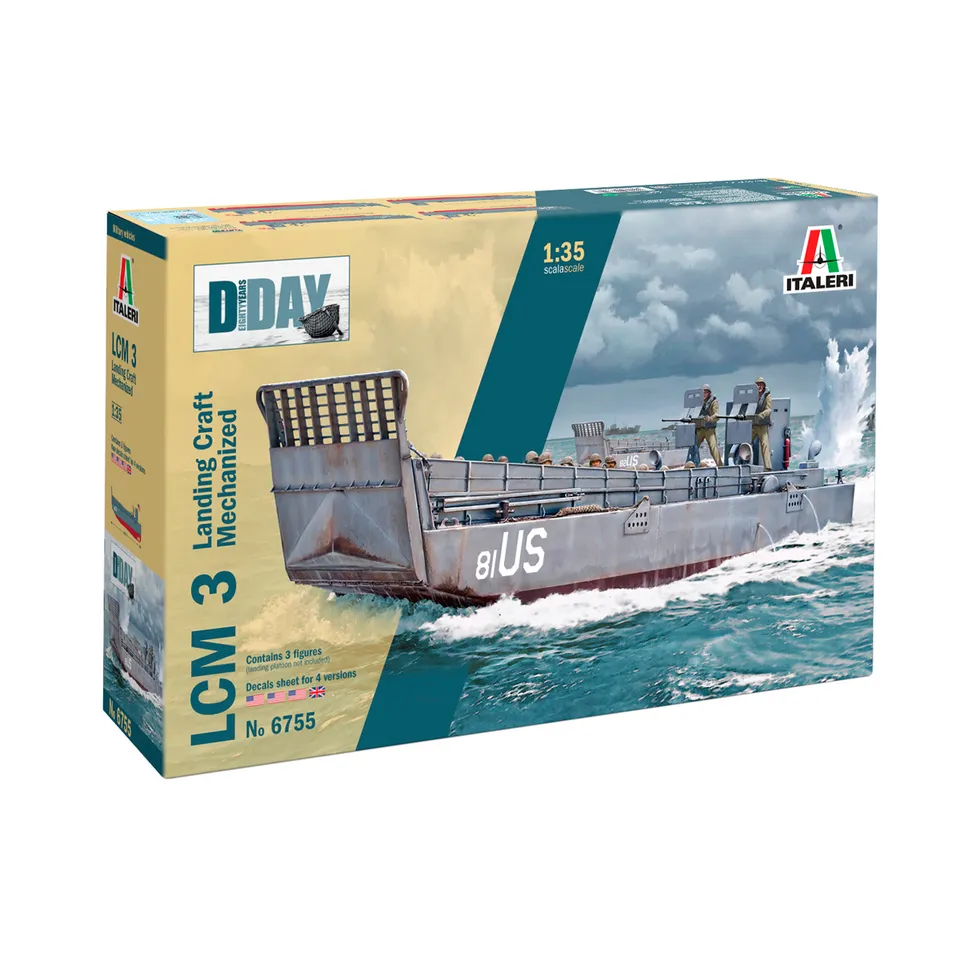 ak-interactive-1-35-lcm-3-landing-craft-mechanized-mezzo-da-sbarco image 1