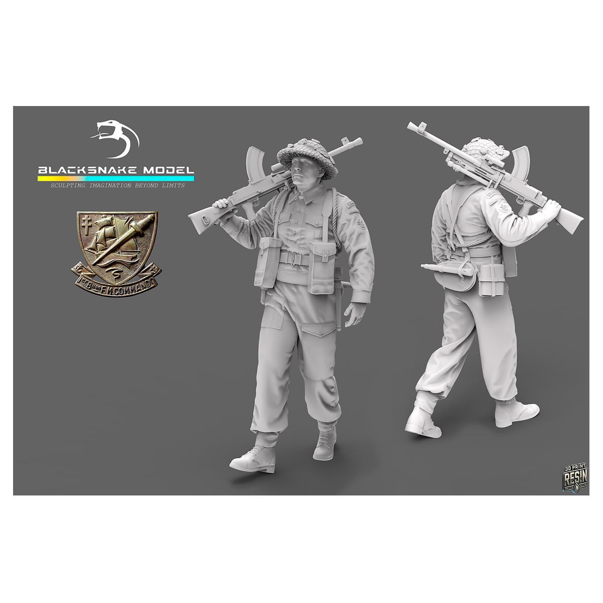 ak-interactive-commando-kieffer-n-11-wwii-mitragliere-bren-figura-modellismo image 2