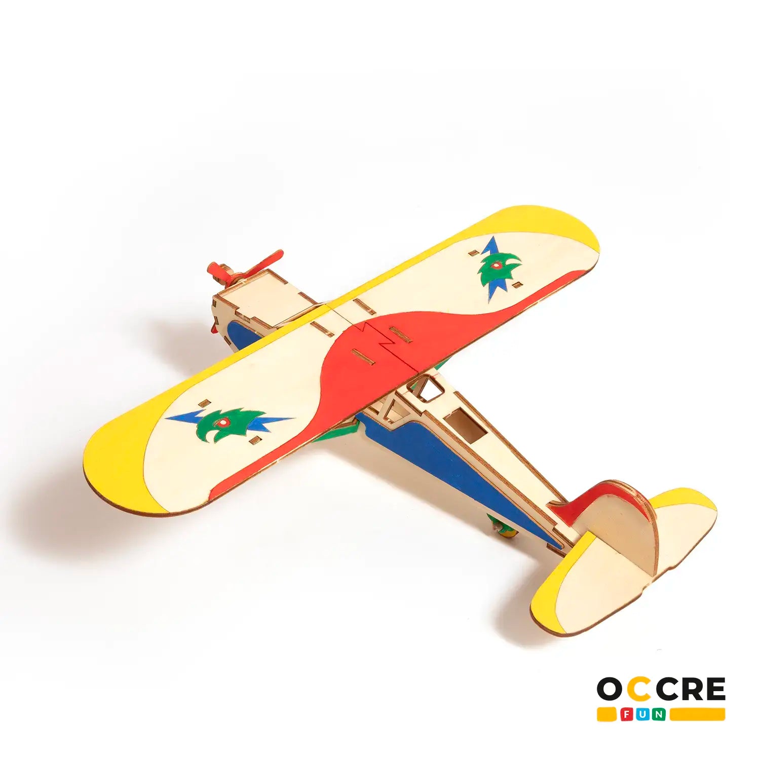 occre-fun-falcon-modellino-di-aereo-in-legno-per-bambini image 8