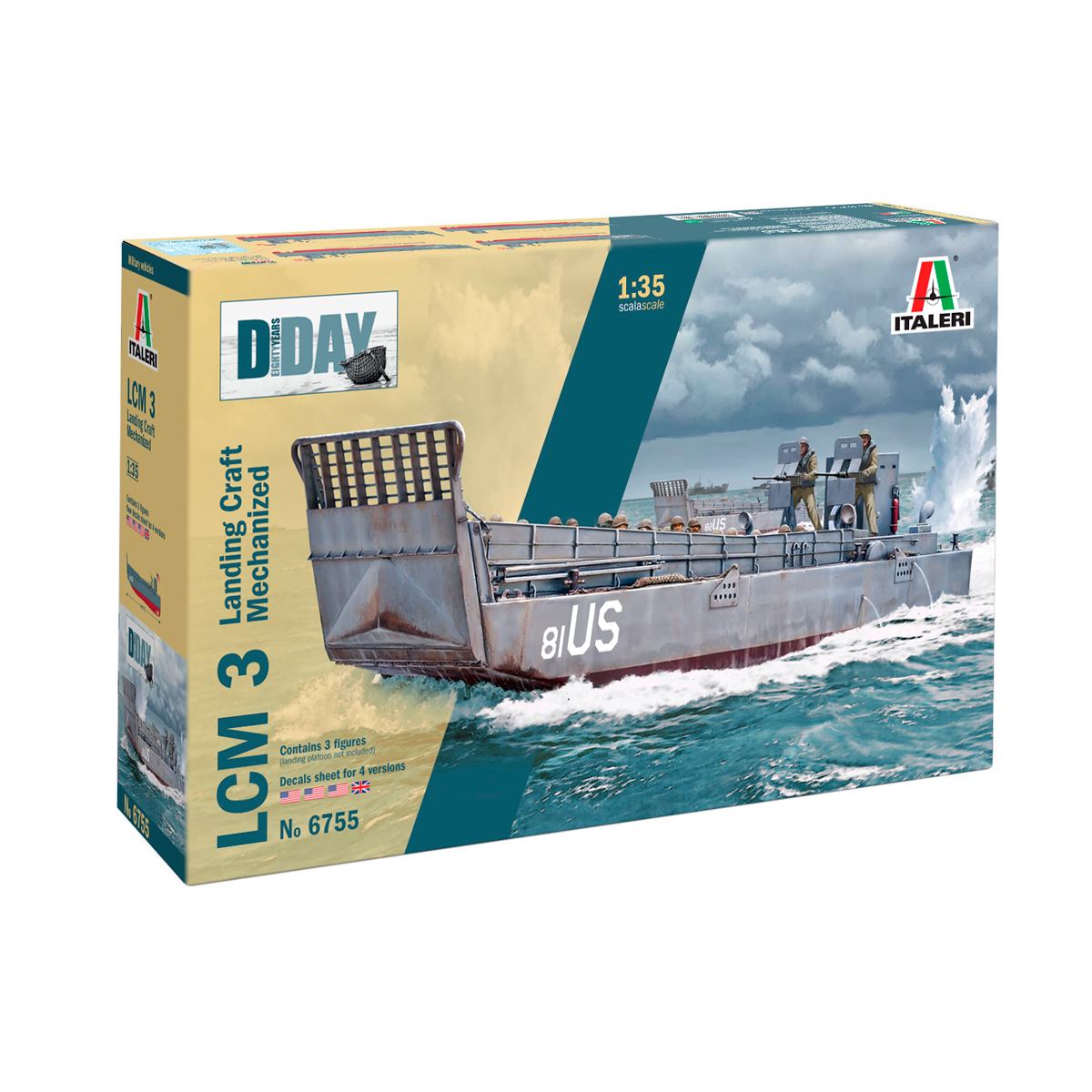 ak-interactive-1-35-lcm-3-landing-craft-mechanized-mezzo-da-sbarco image 1