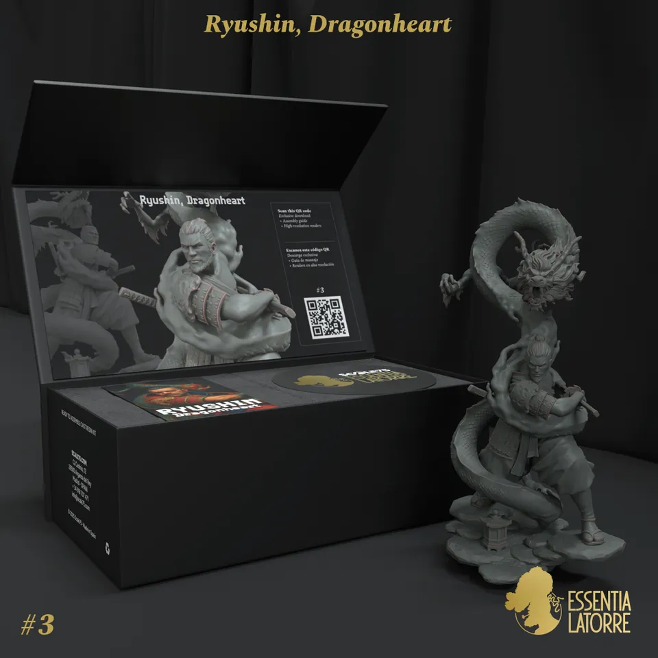 scale75-ryushin-dragonheart-figura-resina-80-mm-20-pezzi image 1