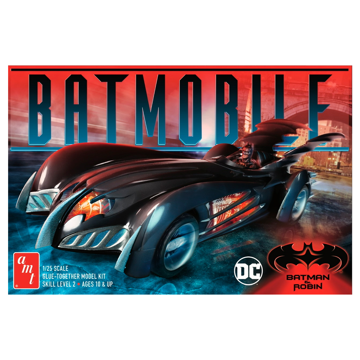 ak-interactive-1-25-batmobile-batman-robin-movie-kit-modello-auto-cinematografic image 1