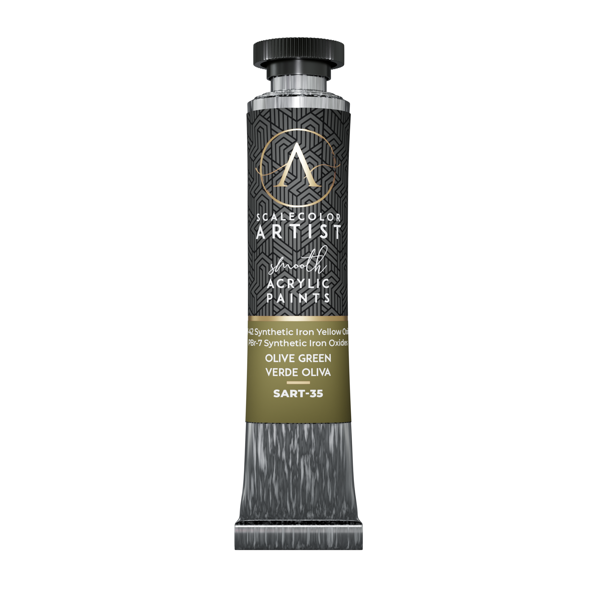 scale75-olive-green-artist-acrilico-cremoso-premium-20ml-per-pennello-e-aerograf image 1