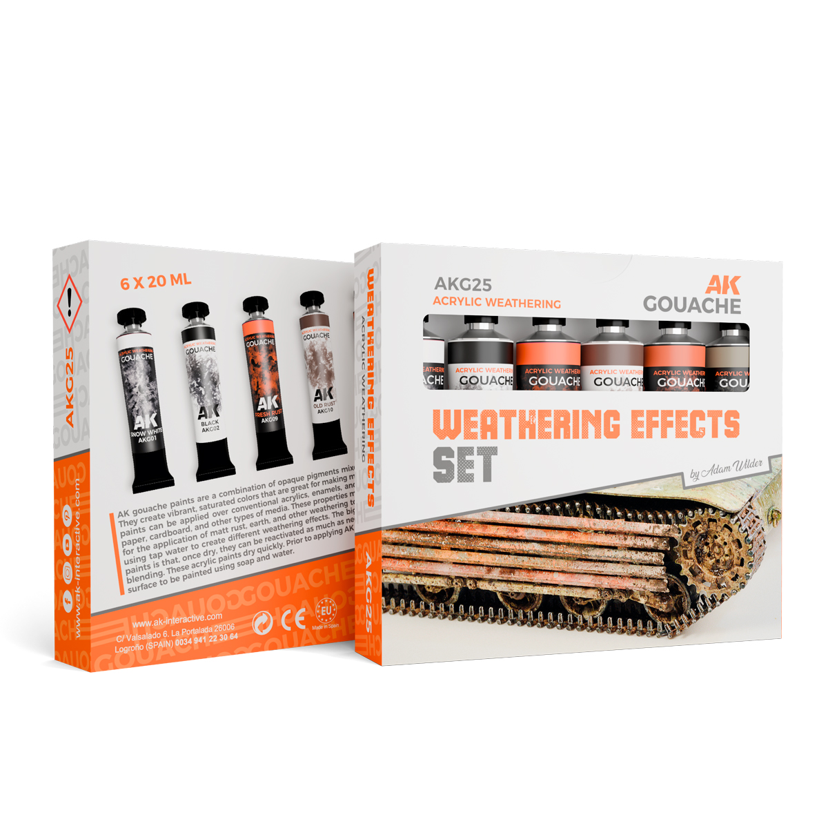ak-interactive-weathering-effects-set-ak-gouaches-da-invecchiamento image 1