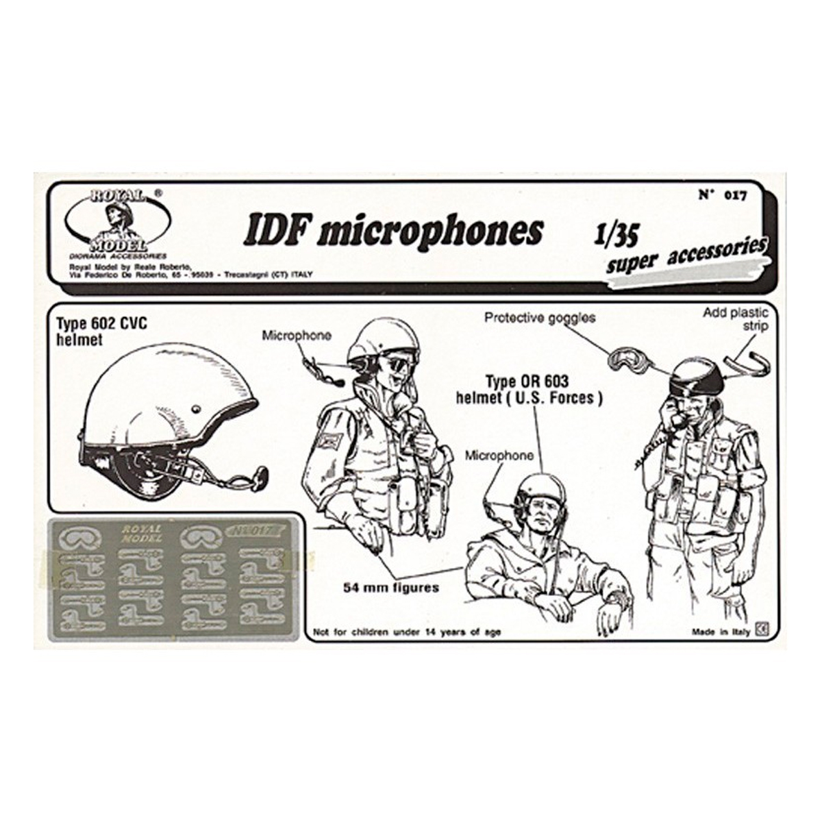 ak-interactive-idf-microphones-1-35-set-accessori-per-modellismo image 1
