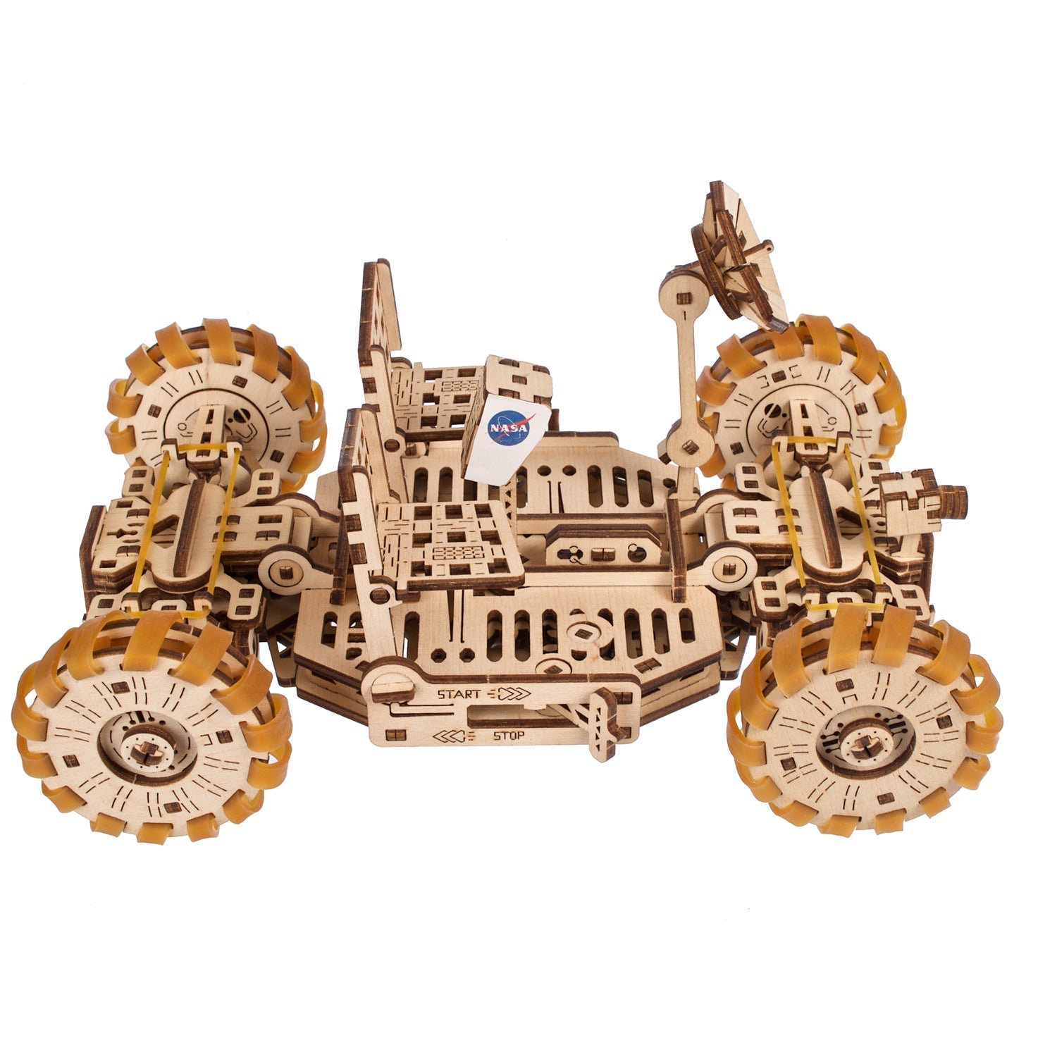 ugears-nasa-lunar-rover-kit-modellismo-legno-3d image 2