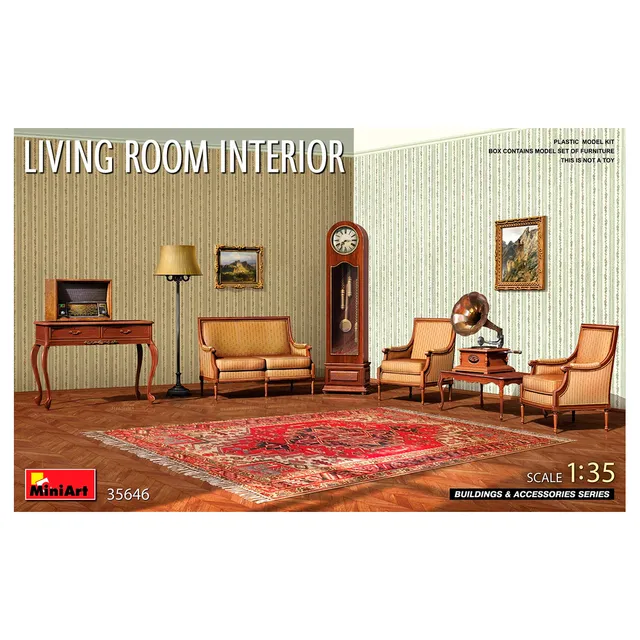 ak-interactive-1-35-living-room-interior-diorama-arredamento-soggiorno image 1