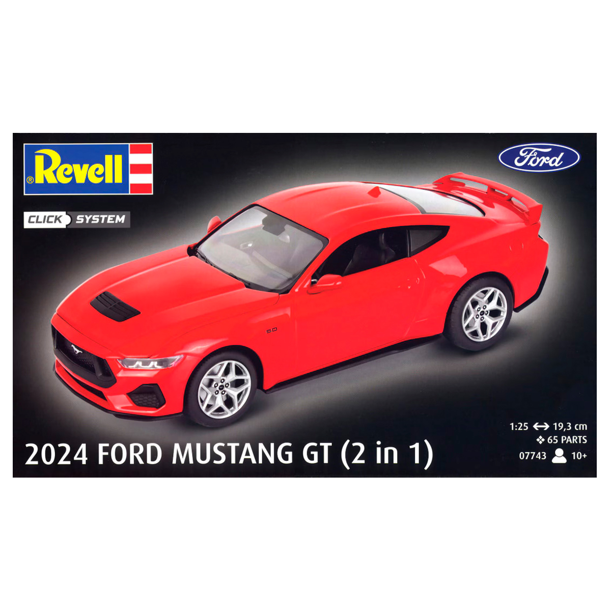 ak-interactive-1-25-2024-ford-mustang-gt-easy-click-kit-modellismo-facile image 1
