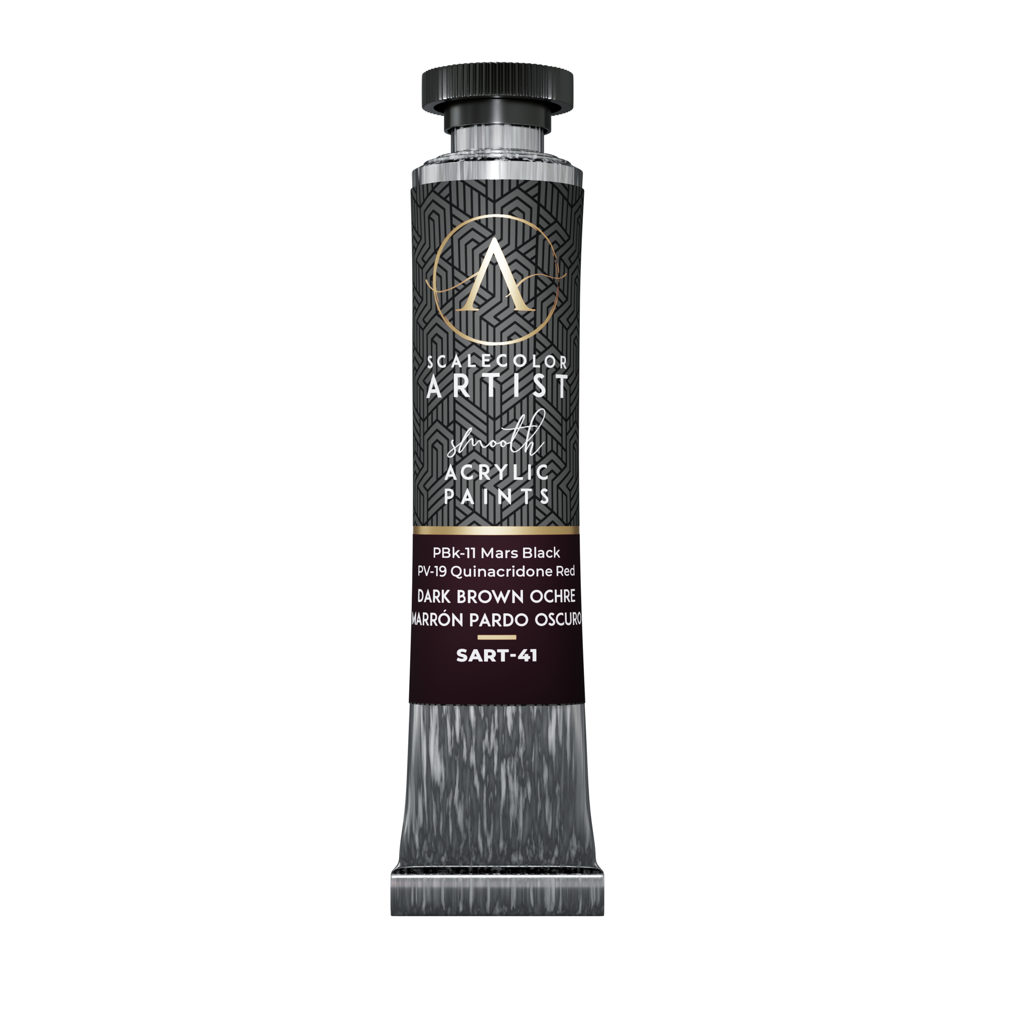 scale75-dark-brown-ochre-20ml-pittura-acrilica-cremosa-premium-scalecolor image 1