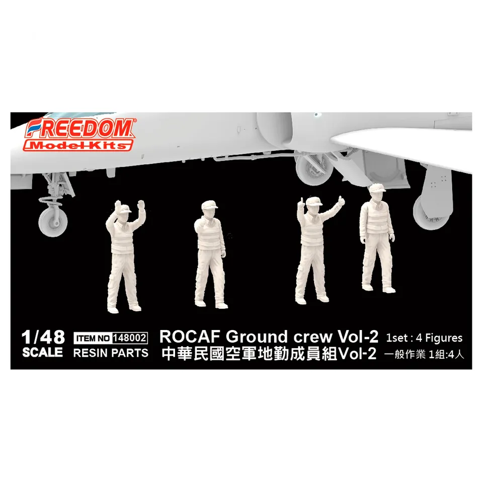 ak-interactive-rocaf-ground-crew-vol-2-scala-1-48-set-figure-aviazione-taiwan image 1