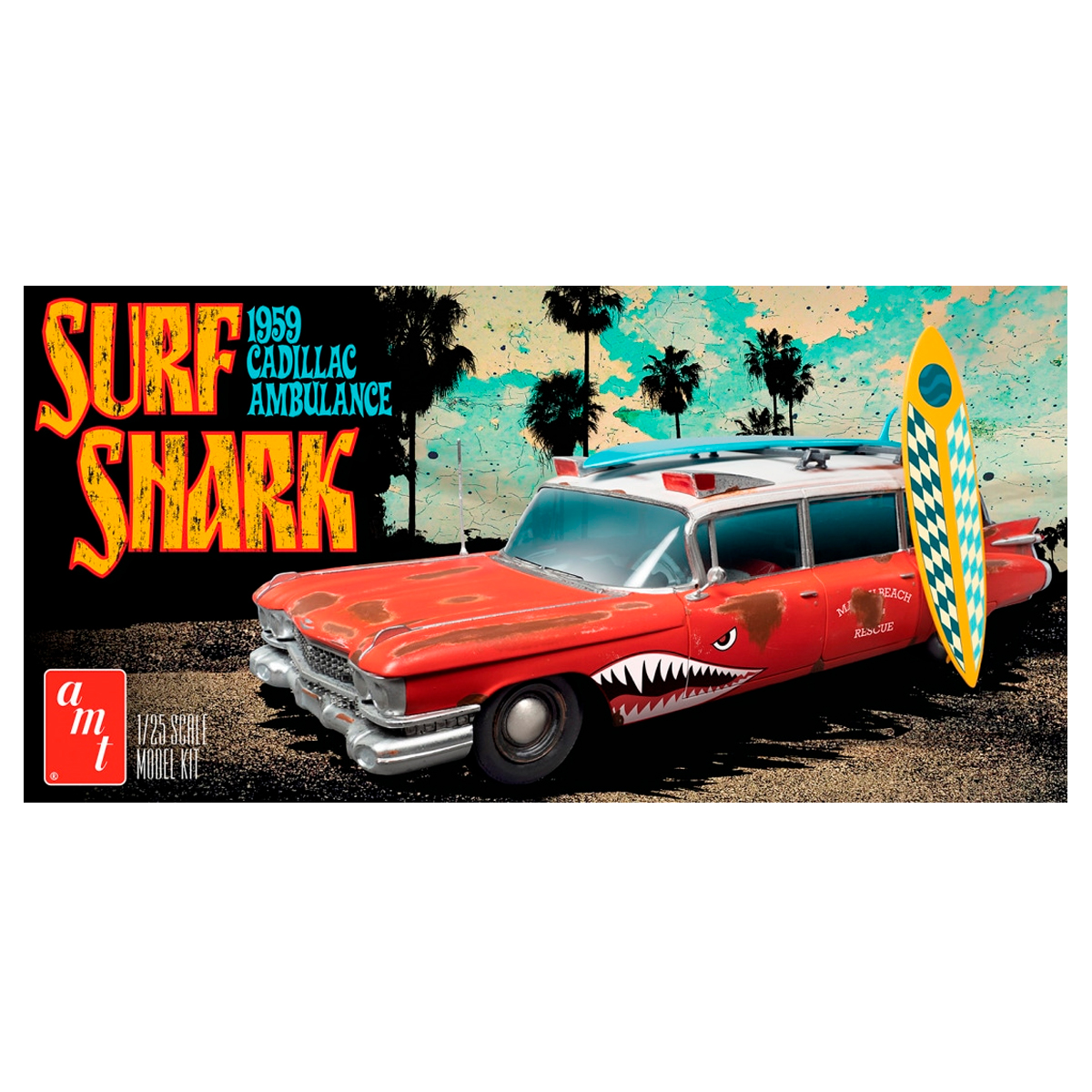1-25-1959-cadillac-ambulance-surf-shark-kit-modellismo-con-sconto image 1