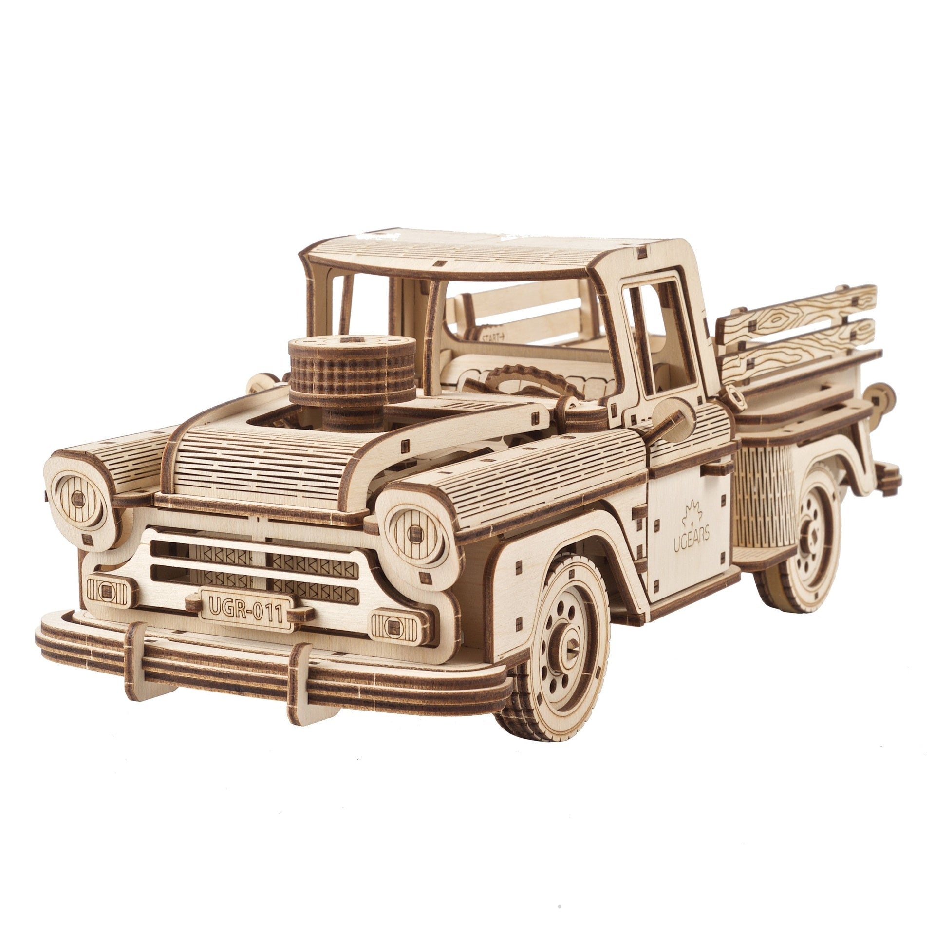 ugears-pickup-lumberjack-kit-camioncino-meccanico-in-legno image 1