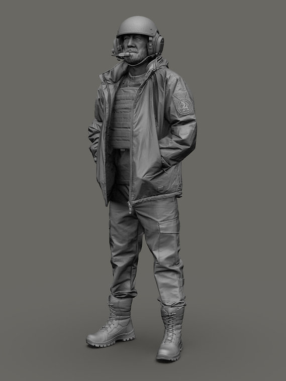 ak-interactive-ukrainian-soldier-07-scala-1-16-figura-da-montare-e-dipingere image 2