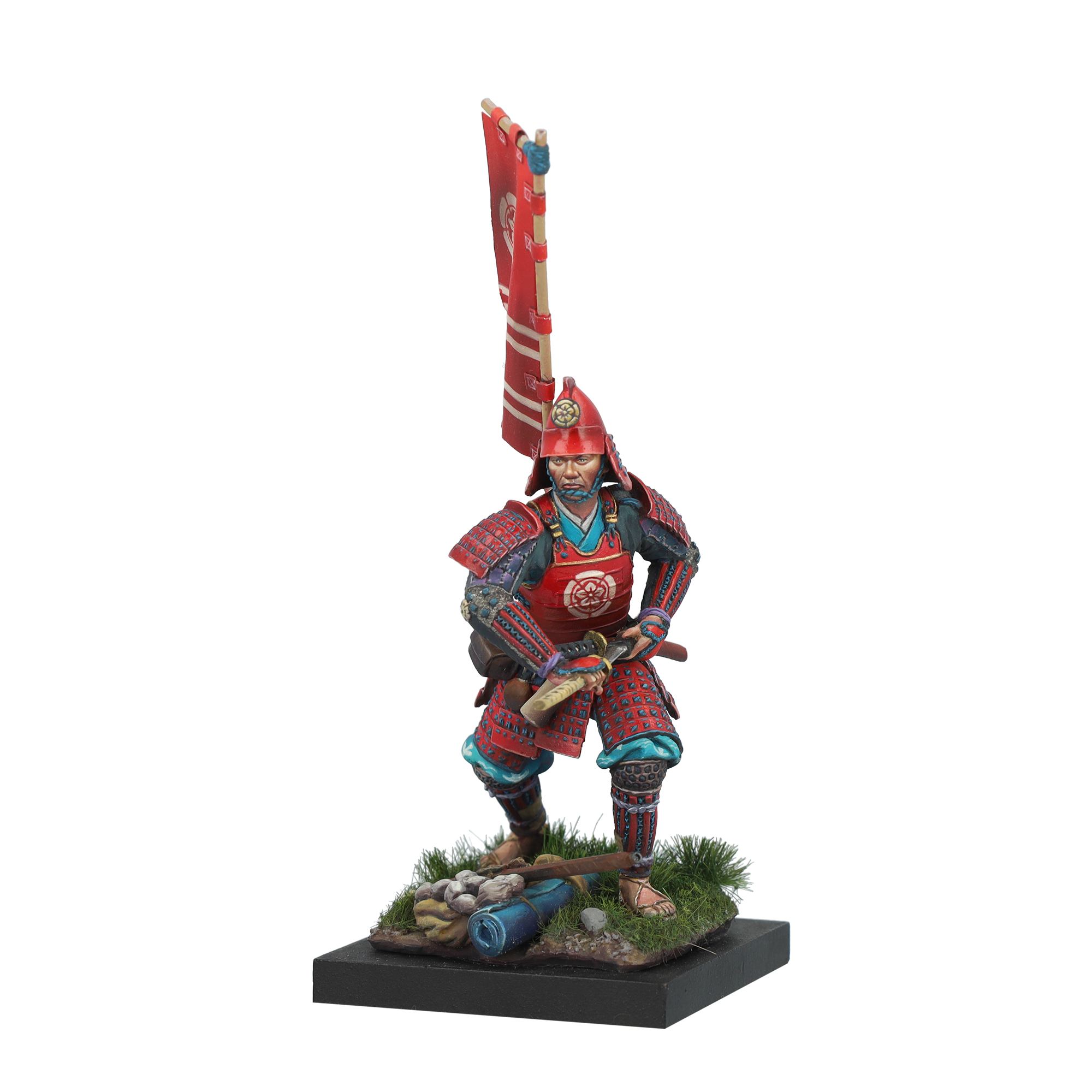 scale75-nobunaga-warrior-figura-metallo-bianco-75mm-warfront image 4