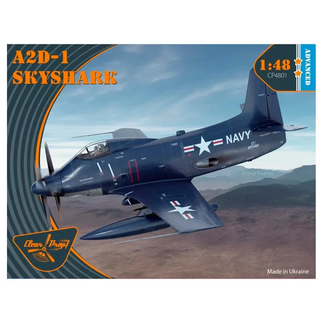ak-interactive-1-48-a2d-1-skyshark-advanced-kit-kit-di-modellismo-aereo image 1