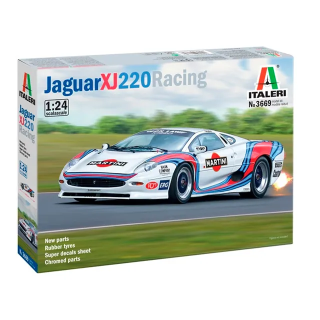 ak-interactive-jaguar-xj220-racing-1-24-kit-modellismo-auto-da-corsa image 1