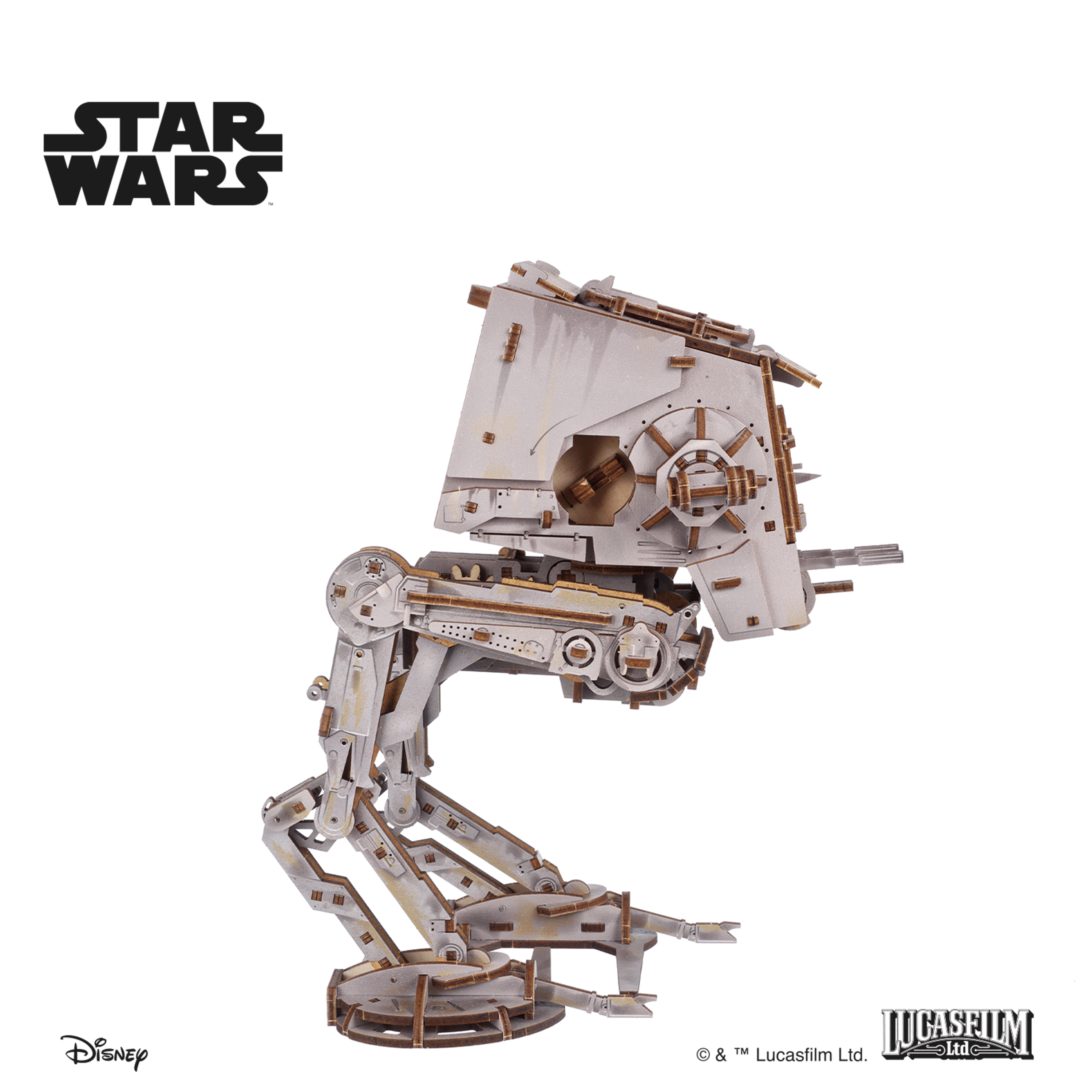 ugears-at-st-walker-star-wars-kit-modellismo-legno-a-molla image 8