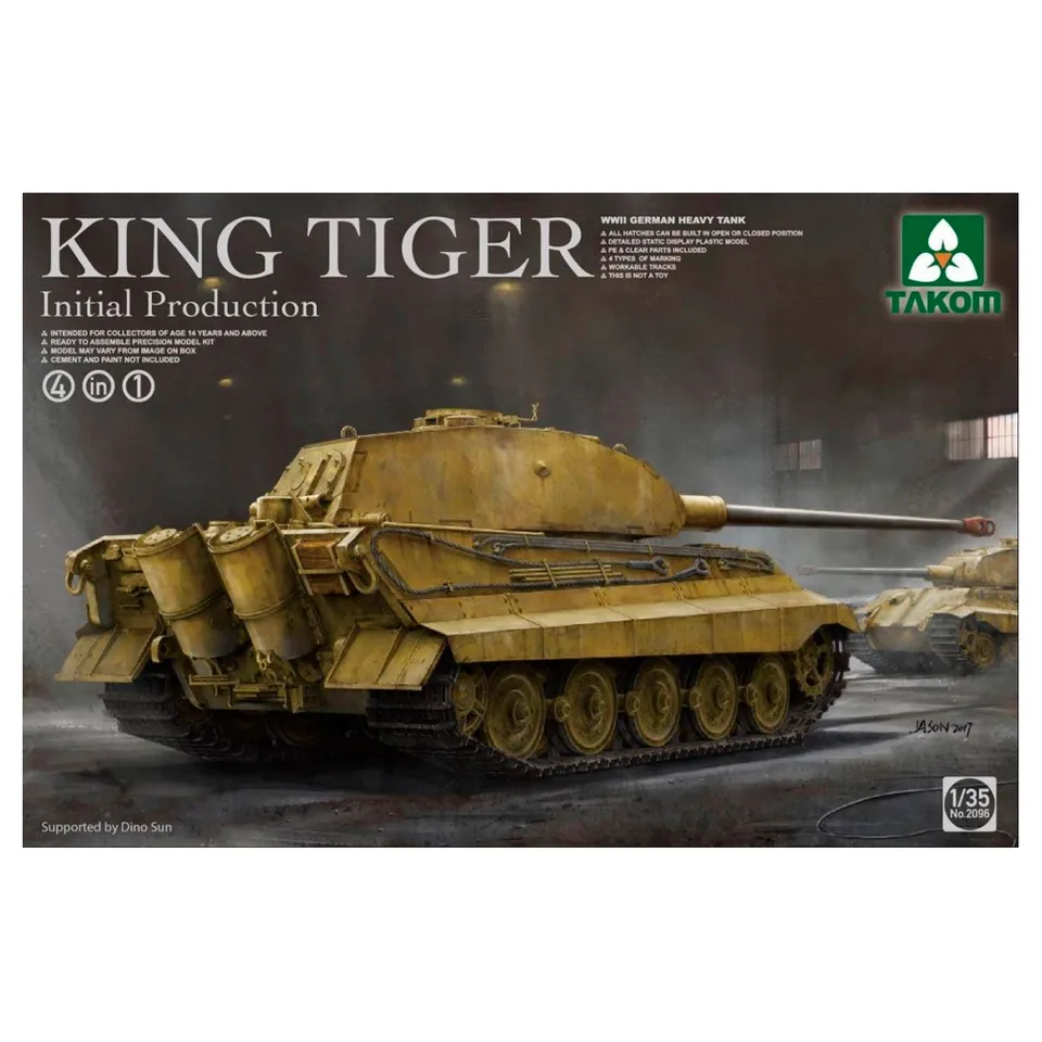 ak-interactive-king-tiger-initial-production-carro-pesante-tedesco-1-35 image 1