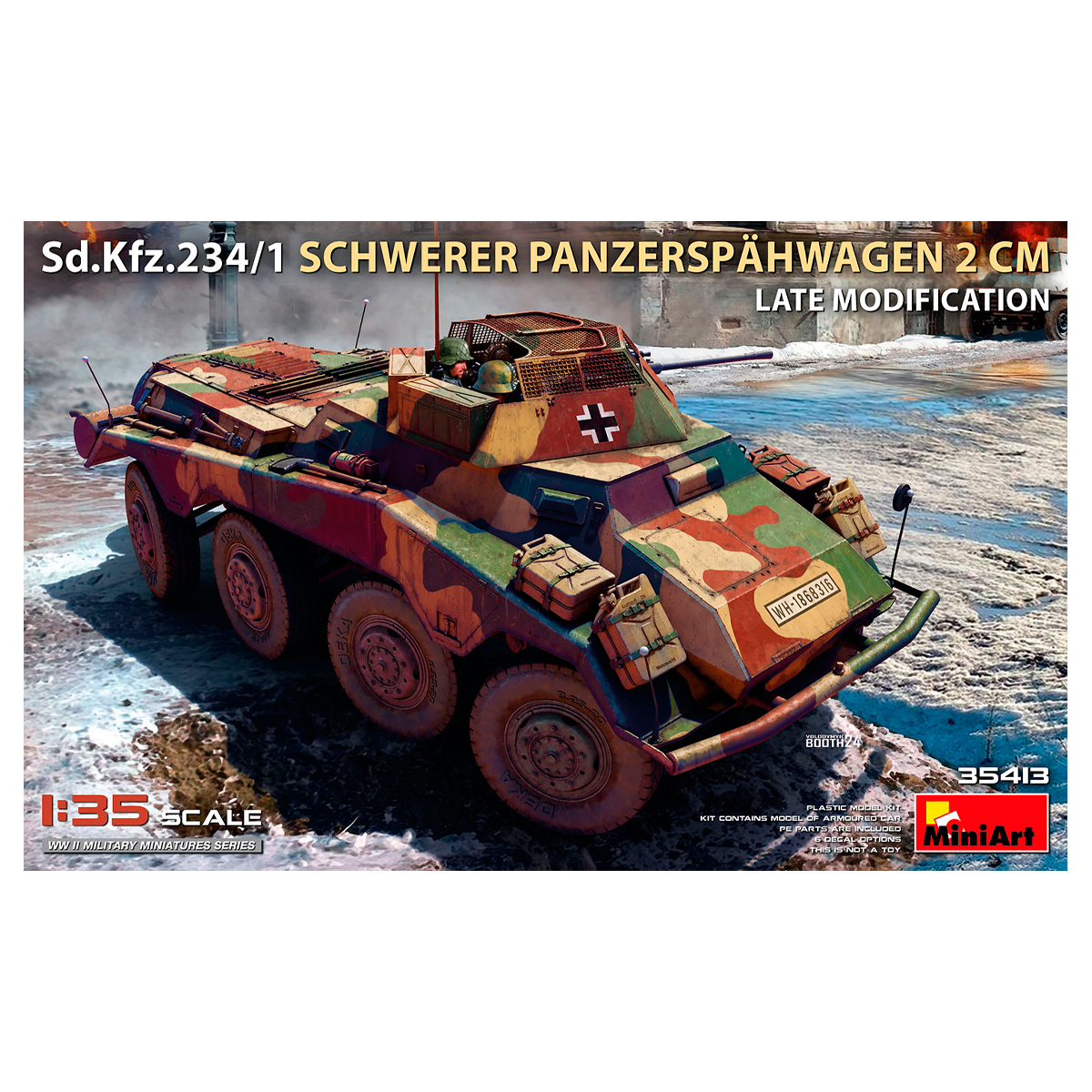ak-interactive-1-35-sd-kfz-234-1-schwerer-panzersp-hwagen-2-cm-late-mod-kit-mode image 1