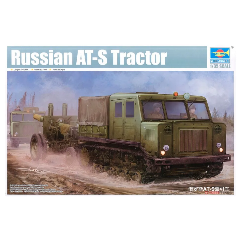 ak-interactive-russian-at-s-tractor-1-35-kit-modellismo-da-costruire image 1