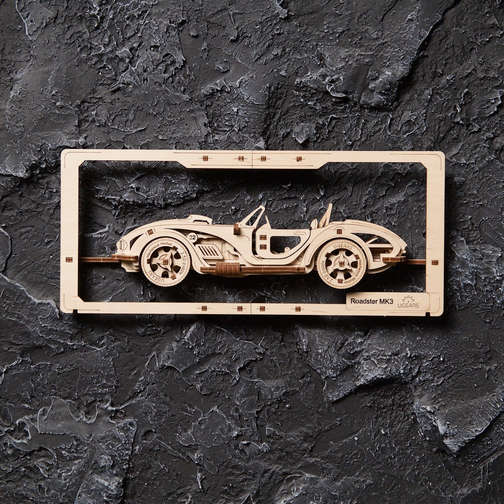 ugears-roadster-mk3-2-5d-puzzle-quadro-auto-muscle-in-legno image 8