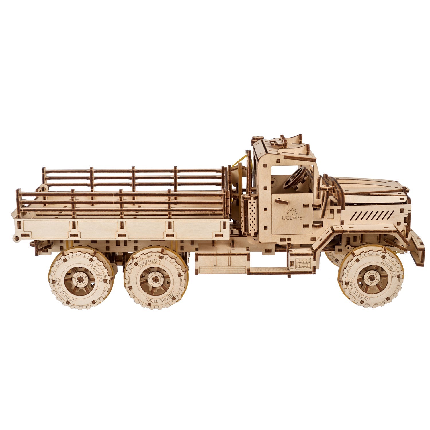 ugears-cargo-truck-camion-6x6-meccanico-in-legno-3d-avanzato image 2