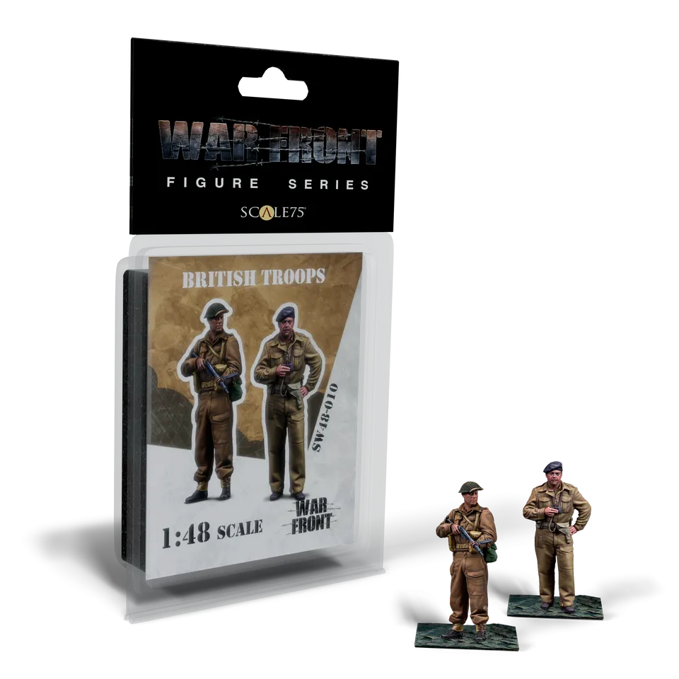 scale75-british-troops-figure-resina-scala-1-48-warfront-da-montare-e-dipingere image 1