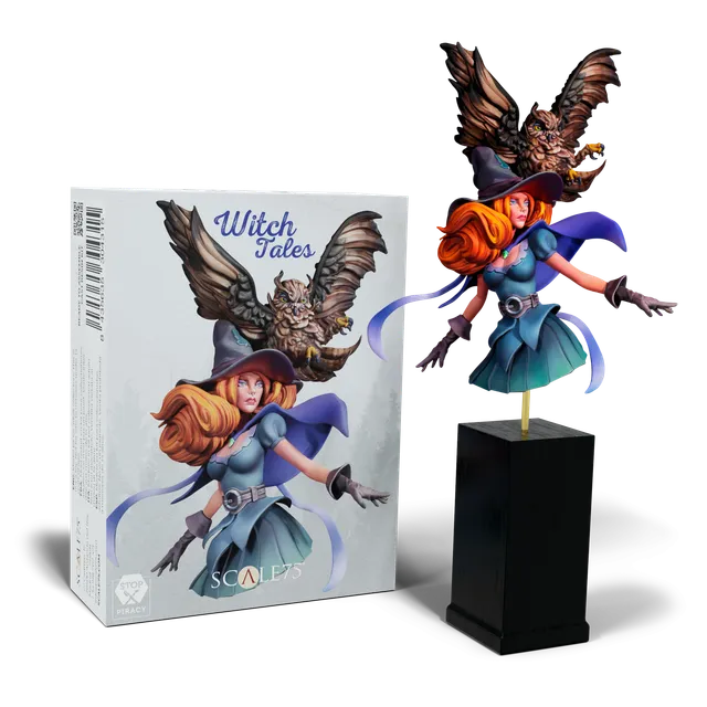 scale75-witch-tales-busto-in-resina-scala-1-10-da-montare-e-dipingere image 1