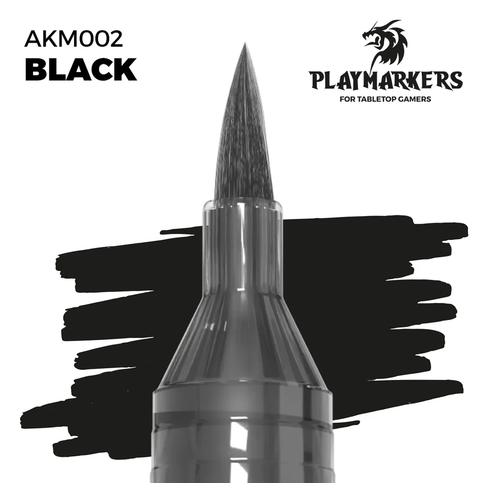 ak-interactive-playmarker-negro-pennarello-acrilico-per-modellismo image 1